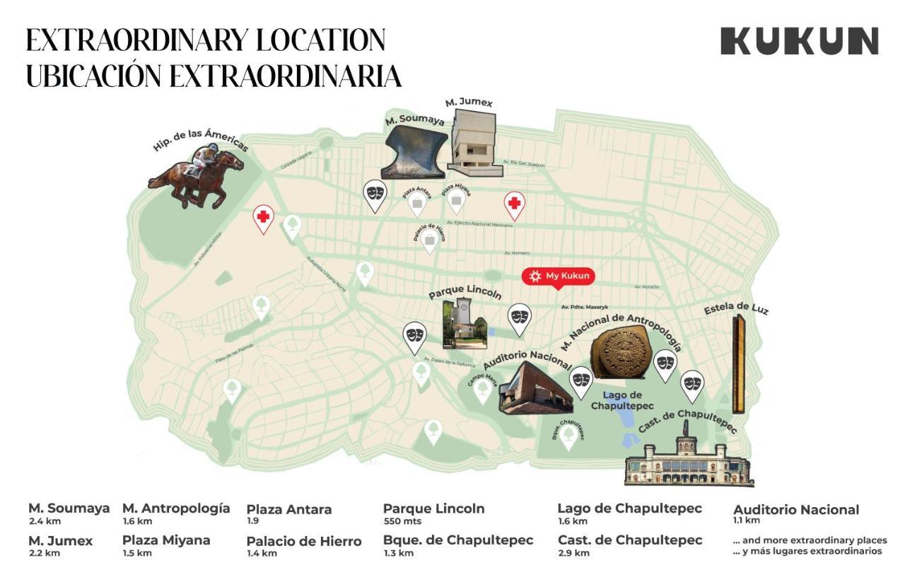 Casa Masaryk By Kukun Apartment Kota Meksiko Bagian luar foto